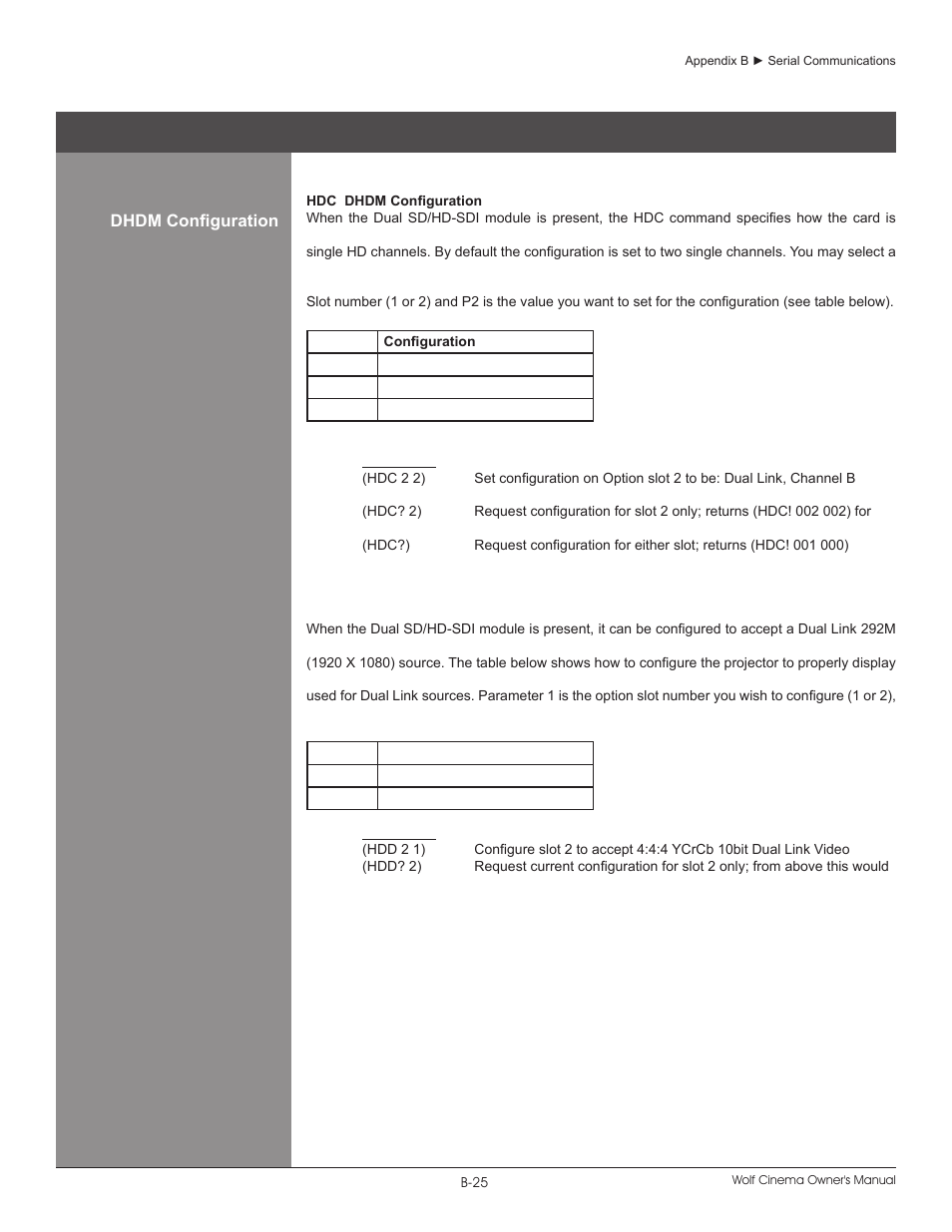 Wolf DCX-1000I User Manual | Page 125 / 152