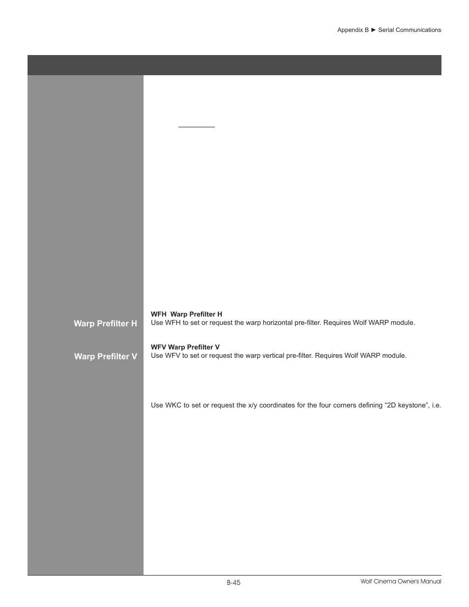 Wolf DCX-1000I User Manual | Page 145 / 152