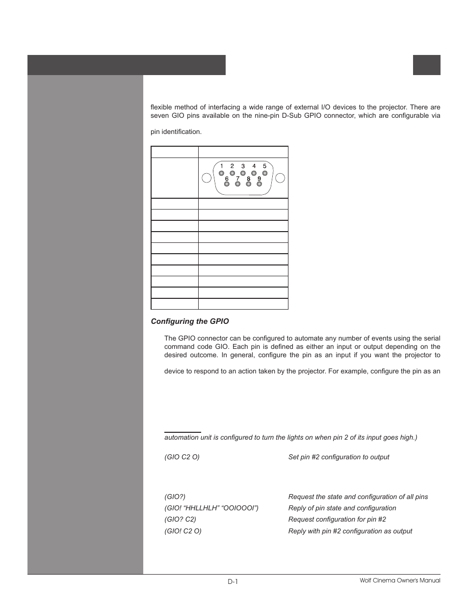 System integration | Wolf DCX-1000I User Manual | Page 148 / 152