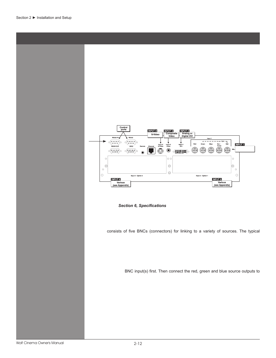 3 connecting sources | Wolf DCX-1000I User Manual | Page 18 / 152