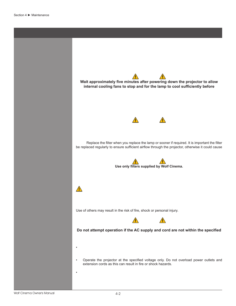 Wolf DCX-1000I User Manual | Page 88 / 152