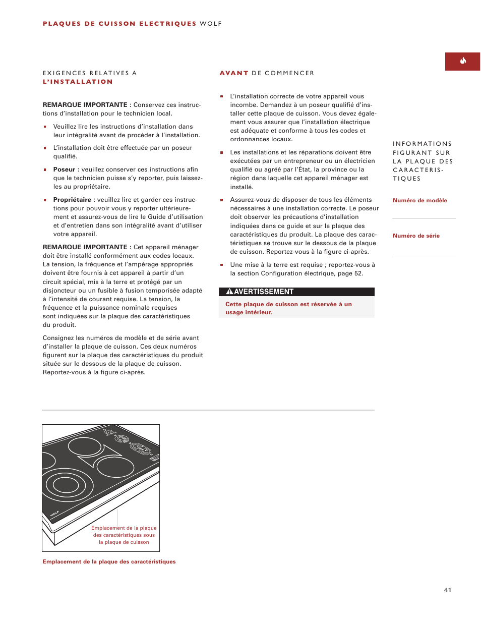 Wolf ICBCT30EU User Manual | Page 41 / 94