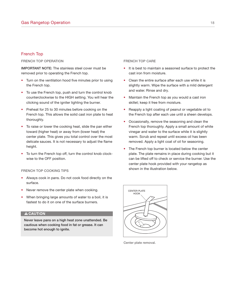 Wolf Range User Manual | Page 18 / 24