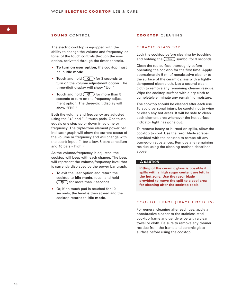 Wolf ICBCT36EU User Manual | Page 18 / 94