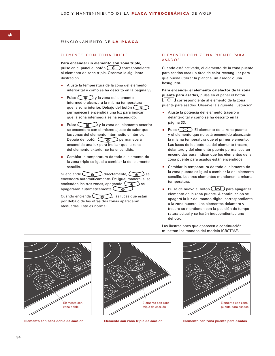 Wolf ICBCT36EU User Manual | Page 34 / 94
