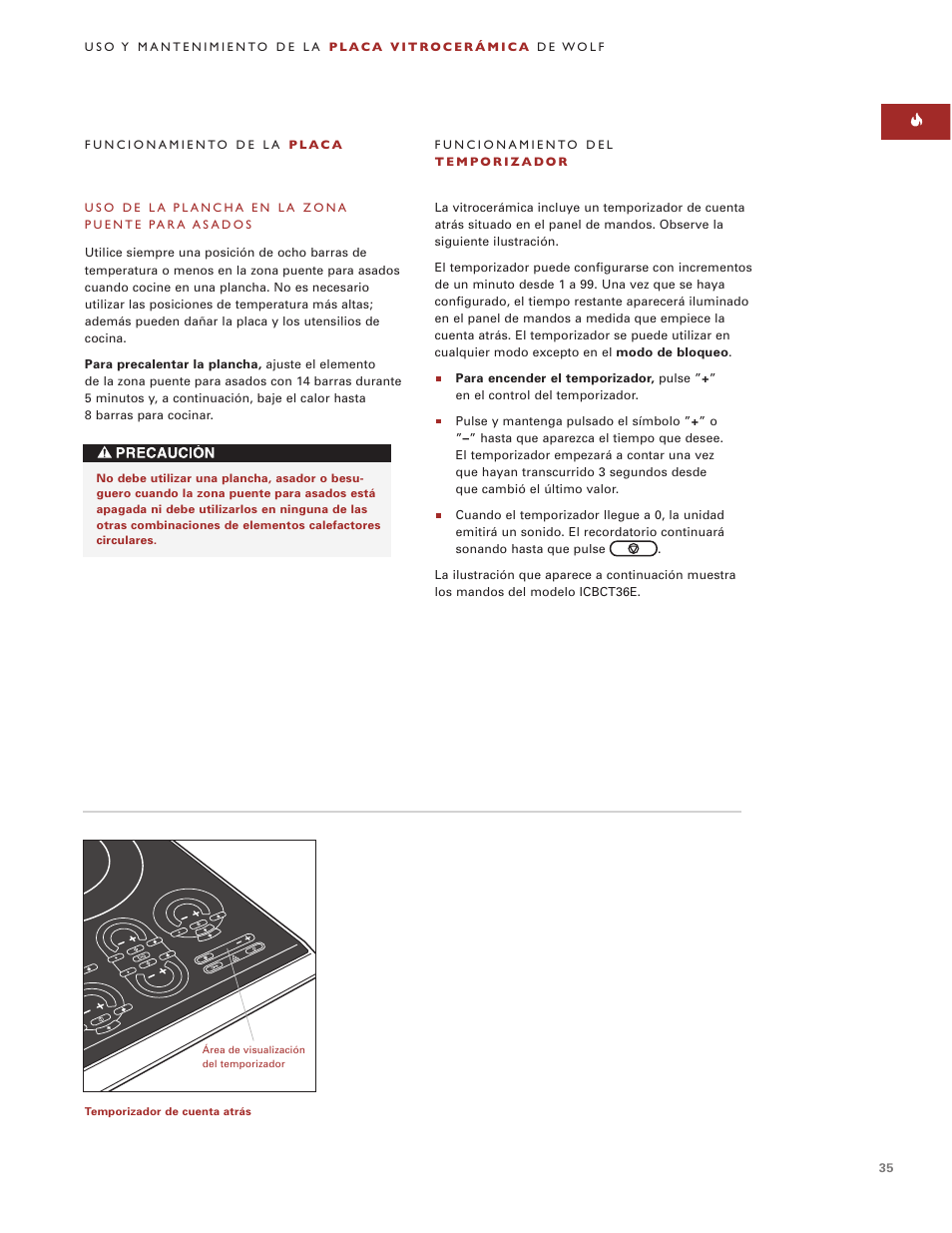 Wolf ICBCT36EU User Manual | Page 35 / 94