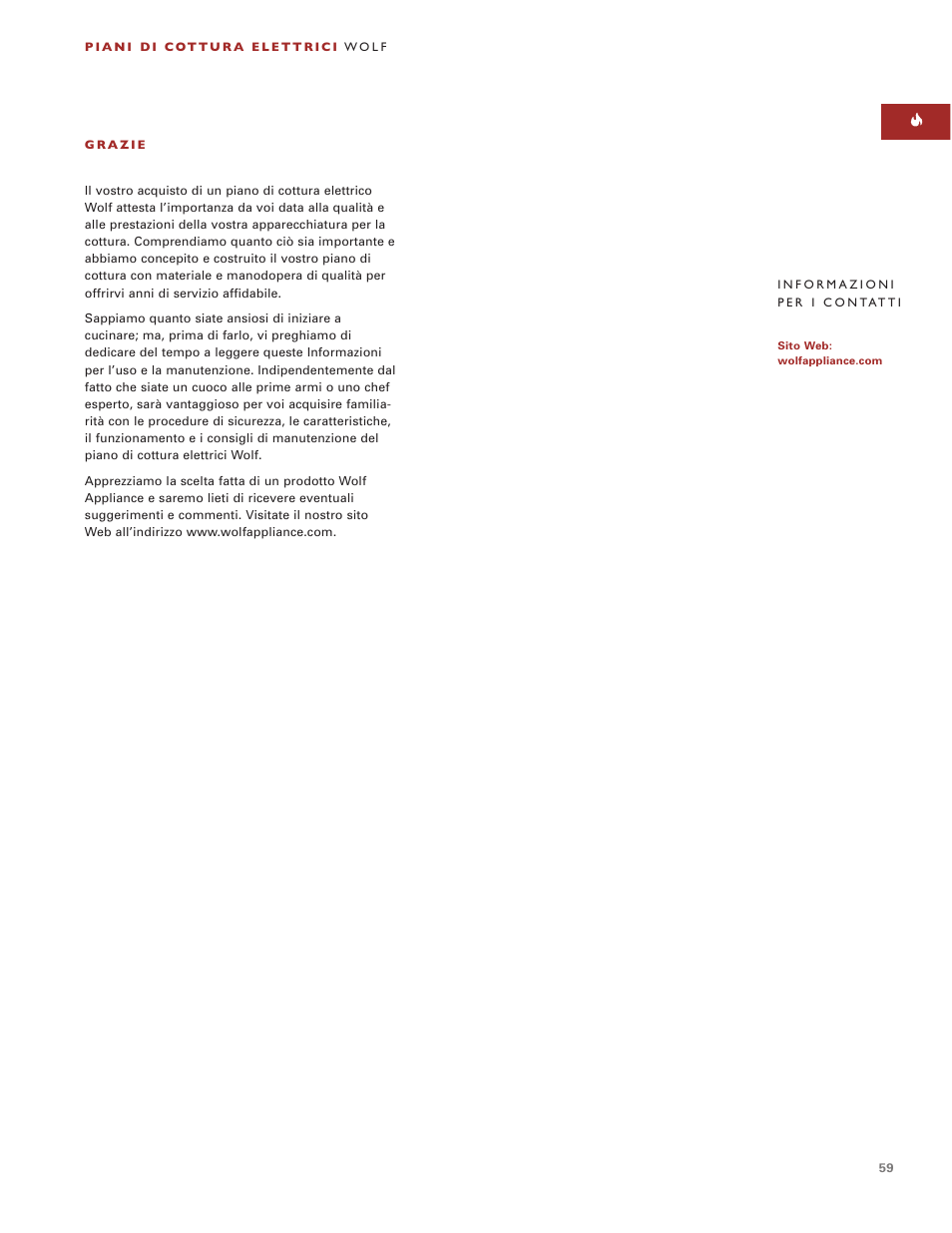 Wolf ICBCT36EU User Manual | Page 59 / 94