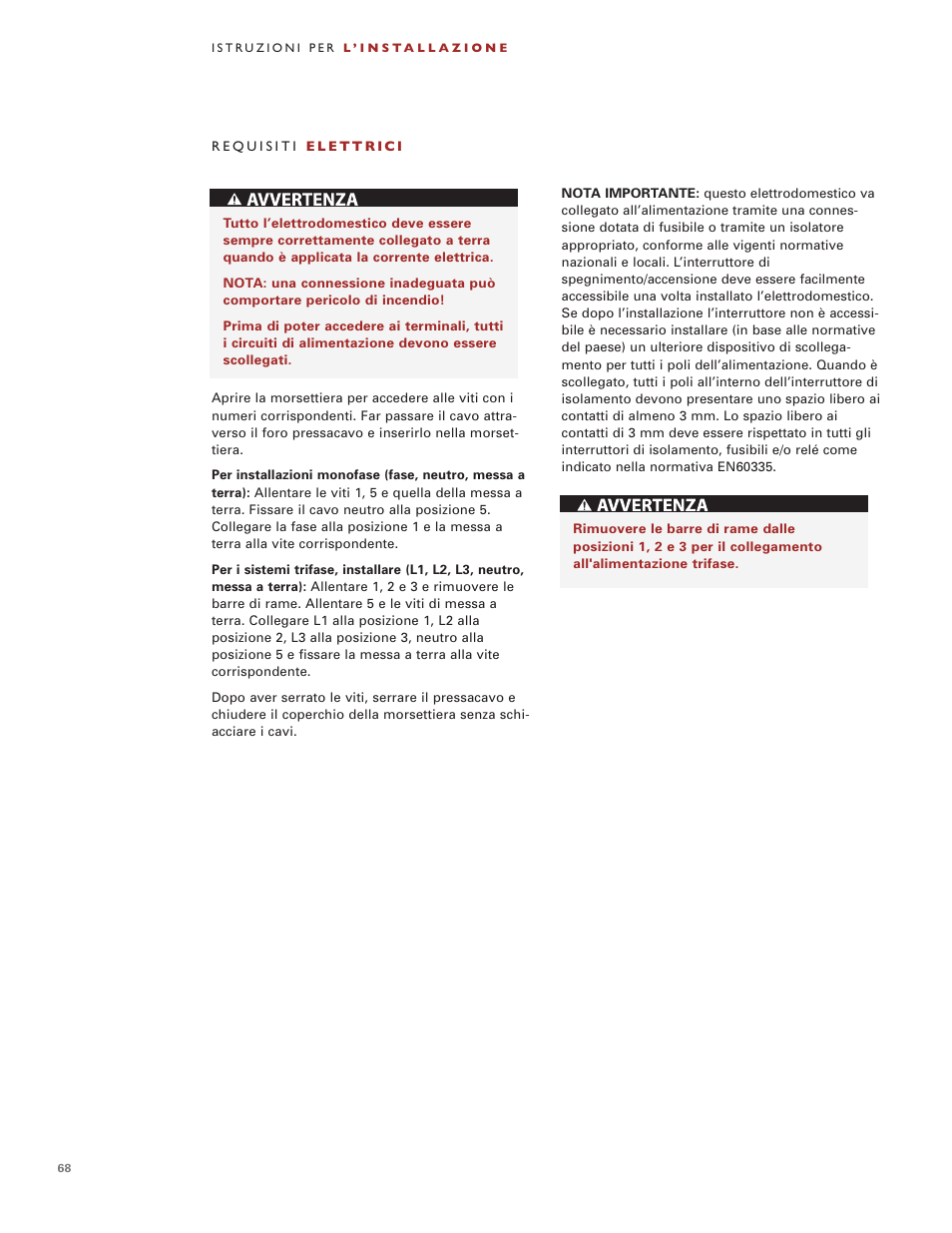 Wolf Induction s ICBCT30I User Manual | Page 68 / 88