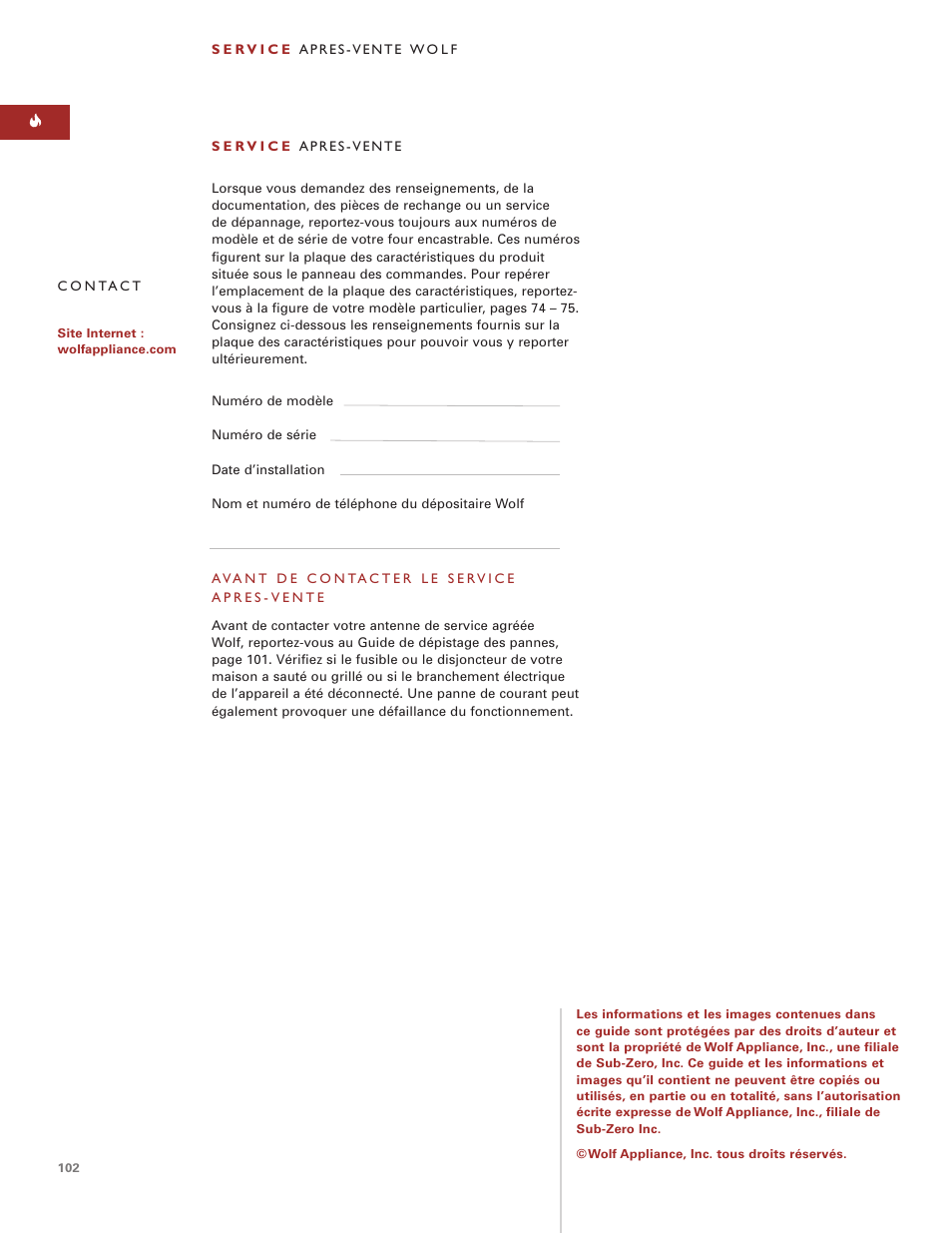 Wolf ICBSO30-2F/S User Manual | Page 102 / 169