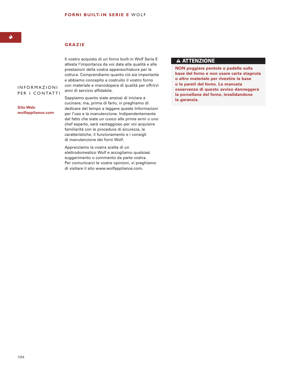 Wolf ICBSO30-2F/S User Manual | Page 104 / 169