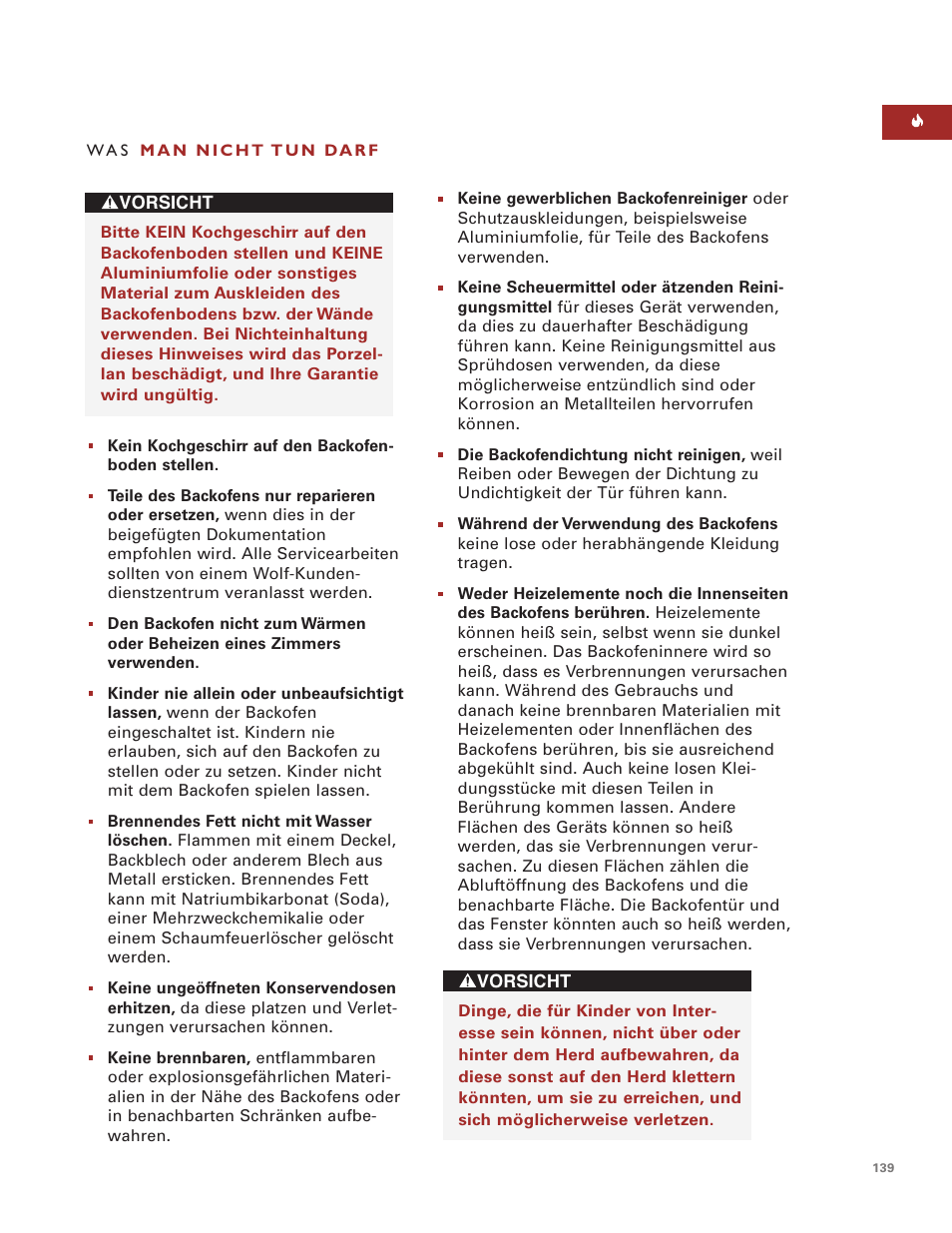 Wolf ICBSO30-2F/S User Manual | Page 139 / 169