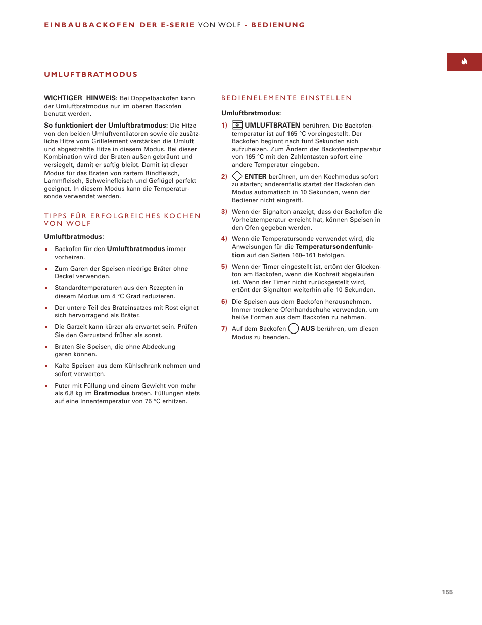 Wolf ICBSO30-2F/S User Manual | Page 155 / 169