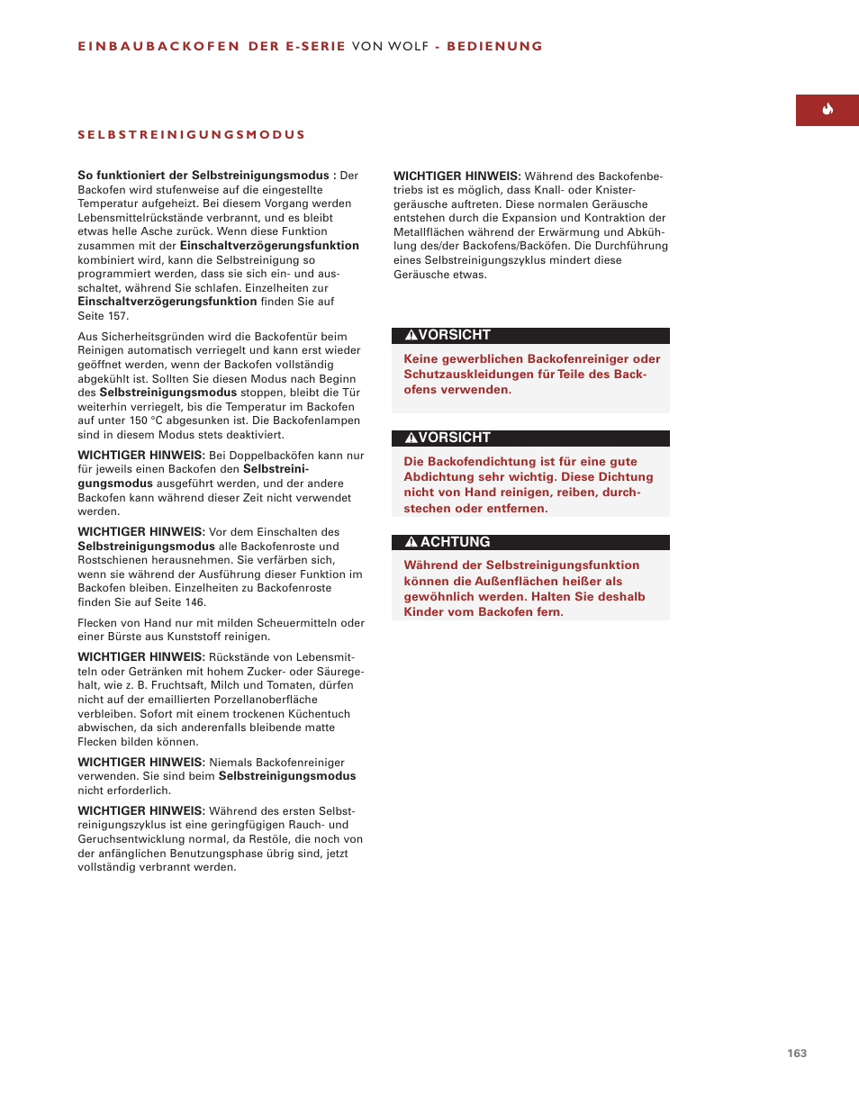 Wolf ICBSO30-2F/S User Manual | Page 163 / 169
