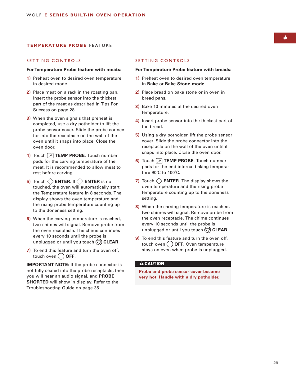 Wolf ICBSO30-2F/S User Manual | Page 29 / 169