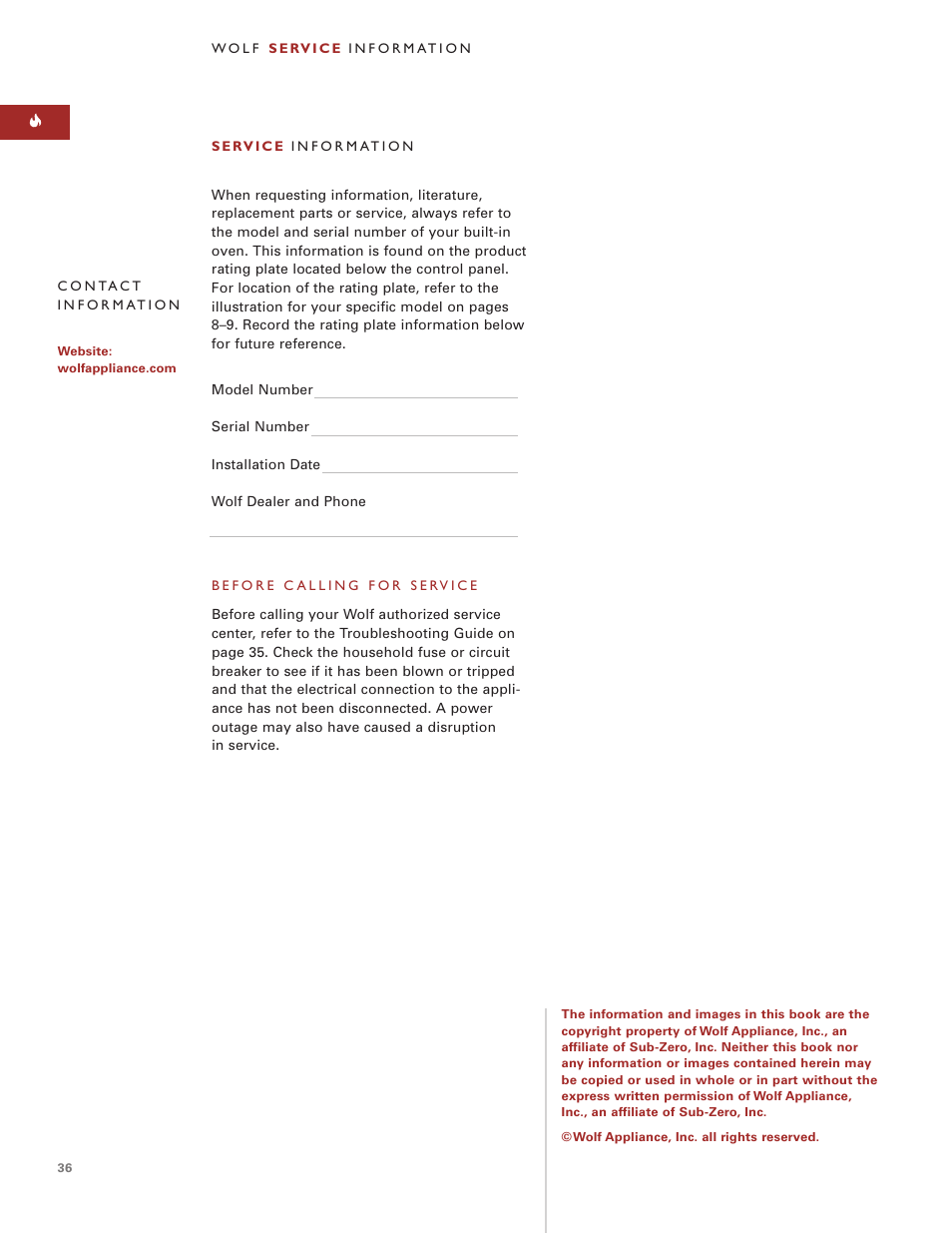 Wolf ICBSO30-2F/S User Manual | Page 36 / 169