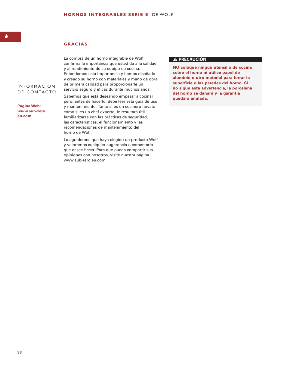 Wolf ICBSO30-2F/S User Manual | Page 38 / 169