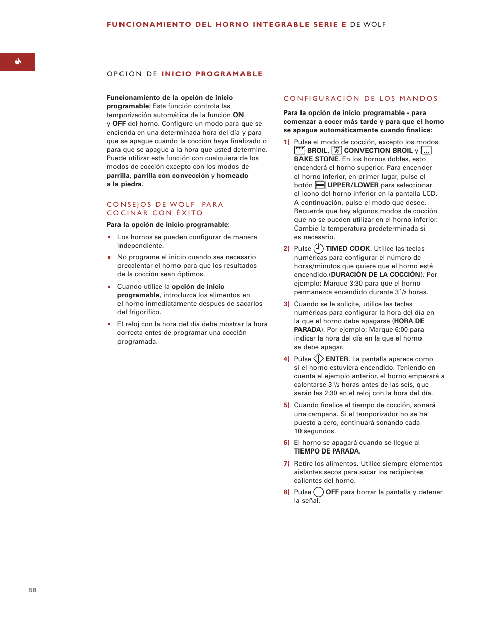 Wolf ICBSO30-2F/S User Manual | Page 58 / 169