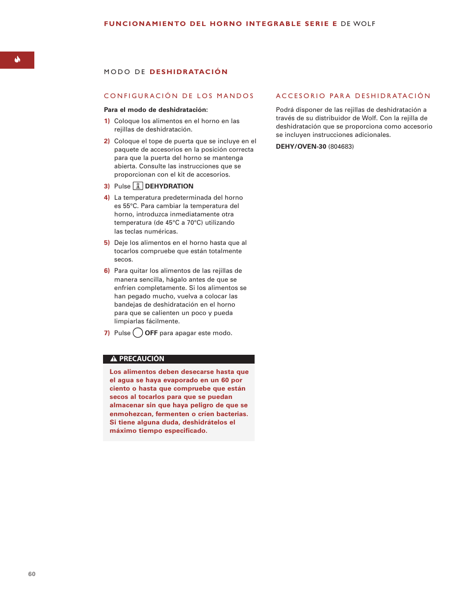 Wolf ICBSO30-2F/S User Manual | Page 60 / 169