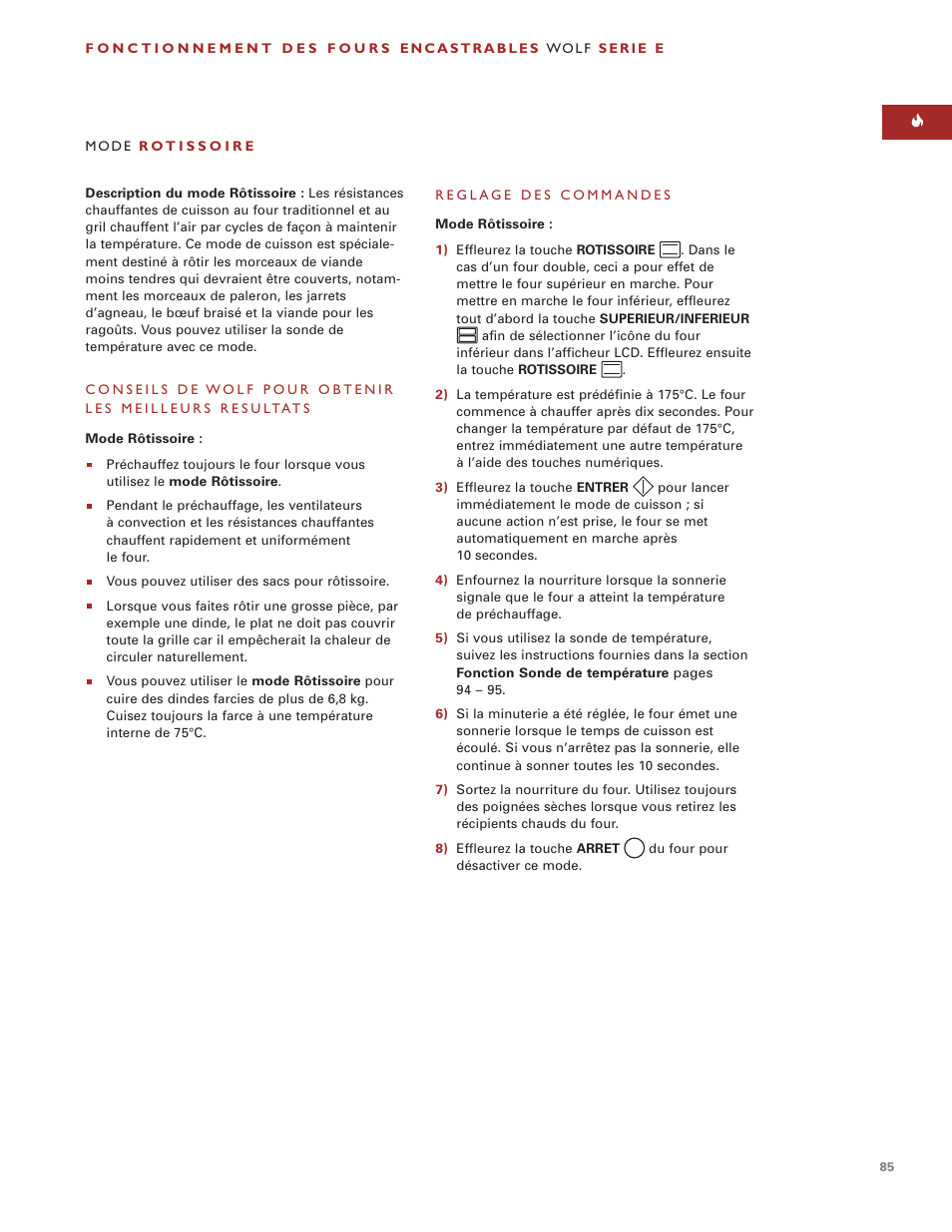 Wolf ICBSO30-2F/S User Manual | Page 85 / 169