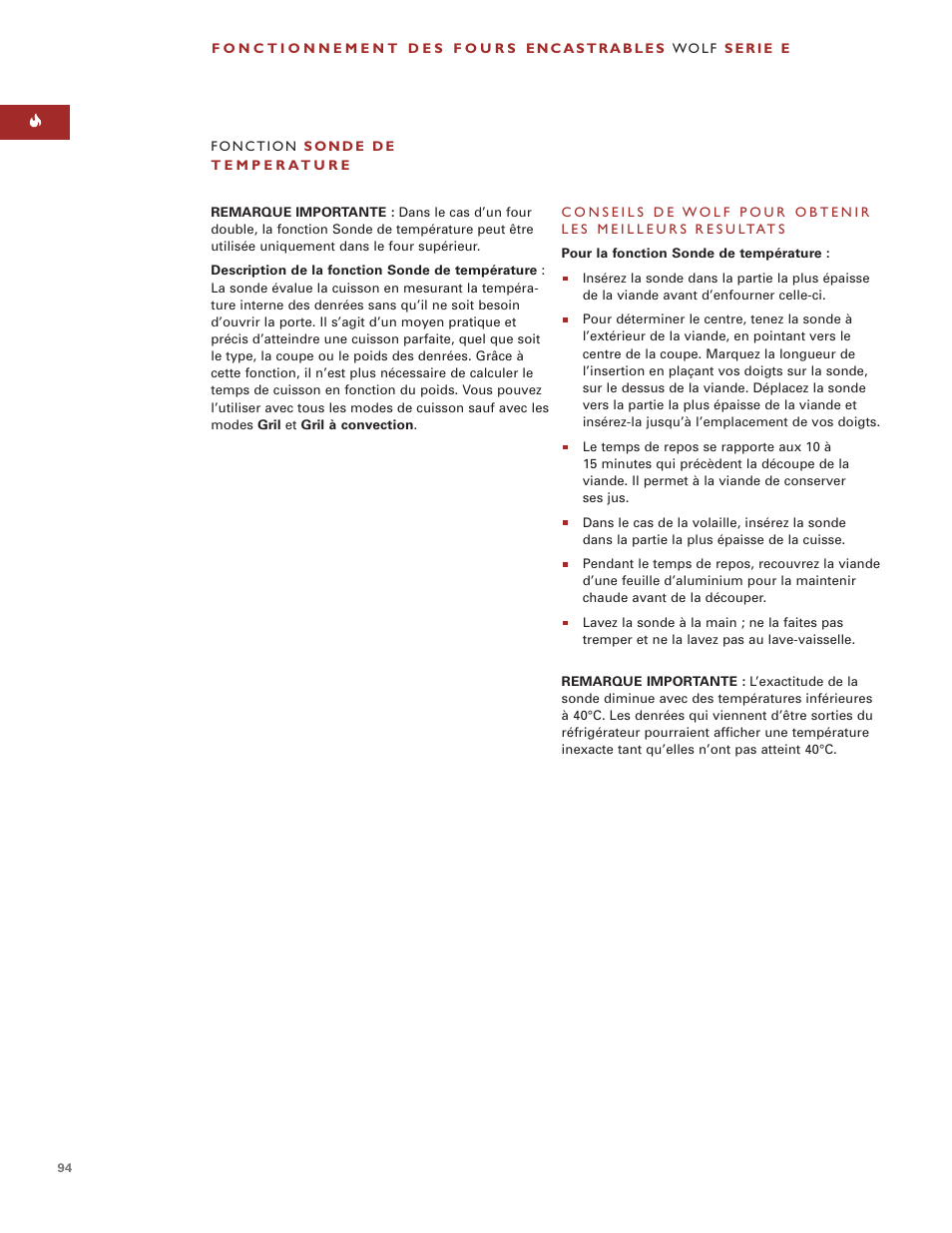 Wolf ICBSO30-2F/S User Manual | Page 94 / 169