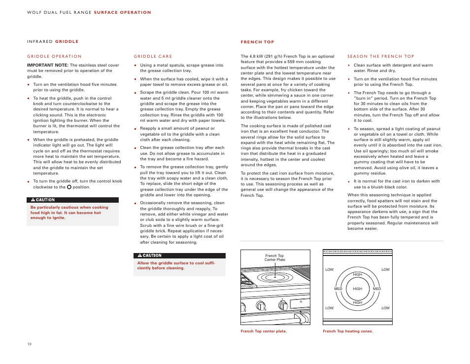 Wolf DUAL FUEL RANGES 105 User Manual | Page 10 / 140