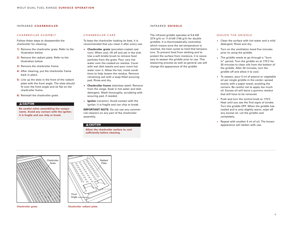 Wolf DUAL FUEL RANGES 105 User Manual | Page 9 / 140