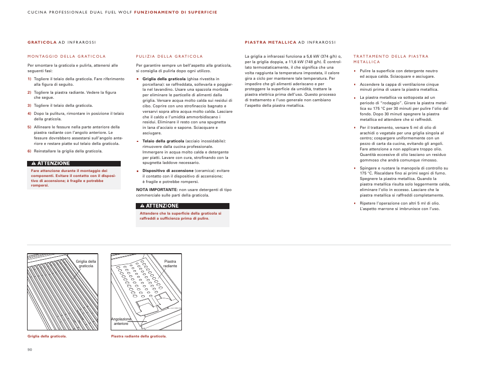 Wolf DUAL FUEL RANGES 105 User Manual | Page 90 / 140