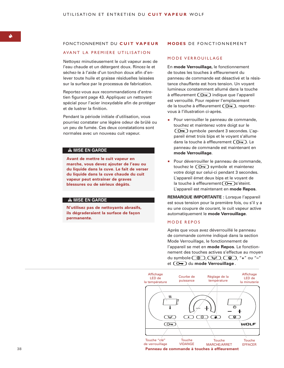 Wolf Steamer User Manual | Page 37 / 59