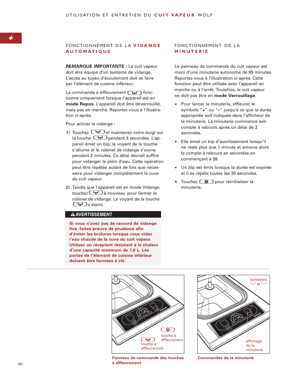 Wolf Steamer User Manual | Page 39 / 59