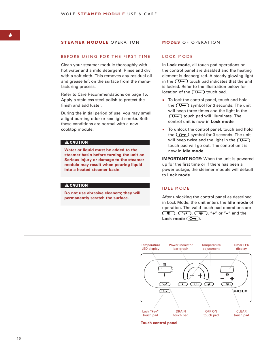 Wolf Steamer User Manual | Page 9 / 59