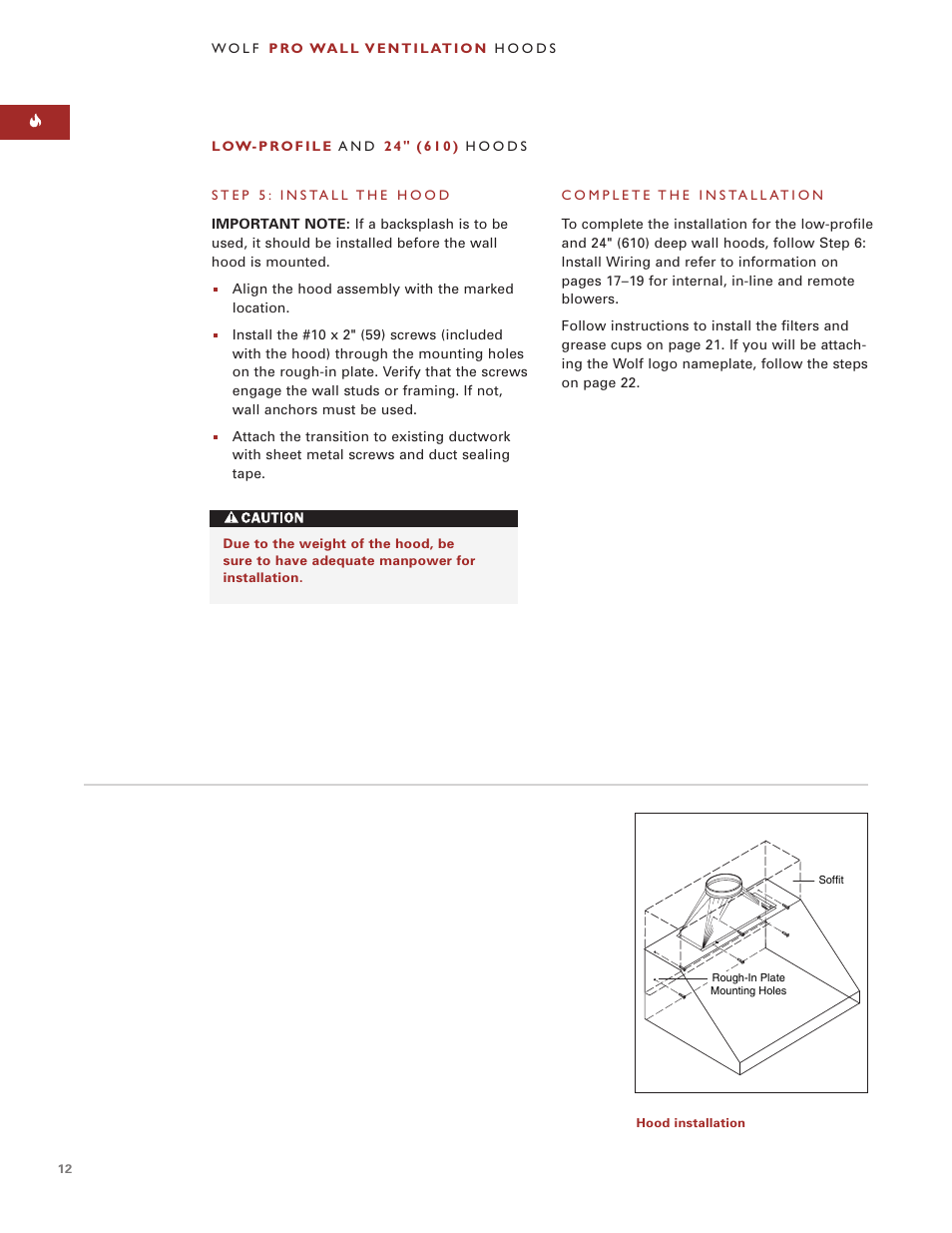 Wolf W302210I User Manual | Page 12 / 24