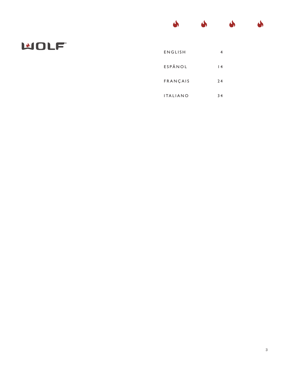 Wolf ICBIF15/S User Manual | Page 2 / 43