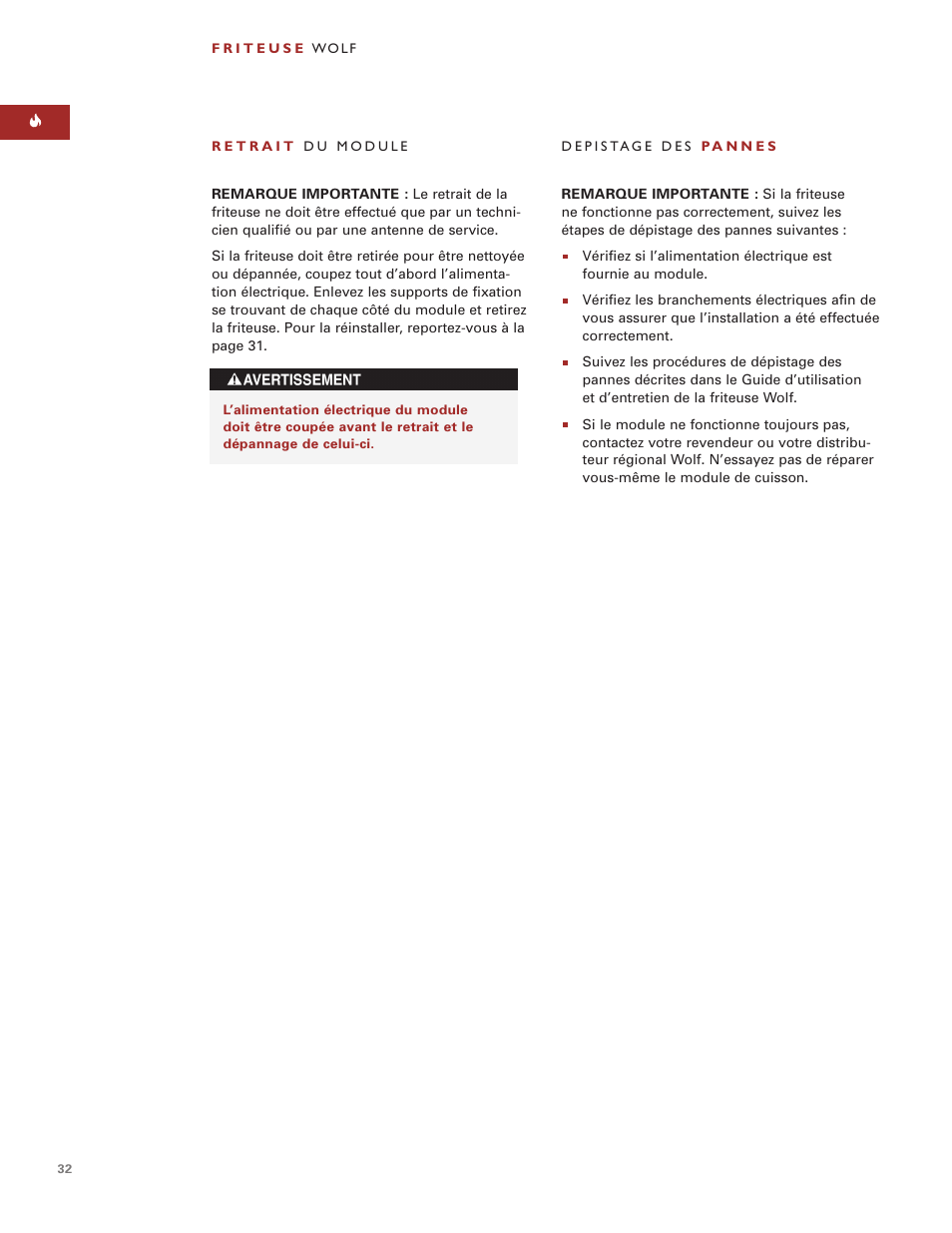 Wolf ICBIF15/S User Manual | Page 31 / 43