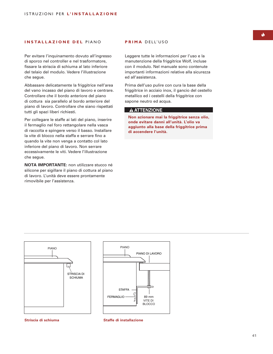 Wolf ICBIF15/S User Manual | Page 40 / 43