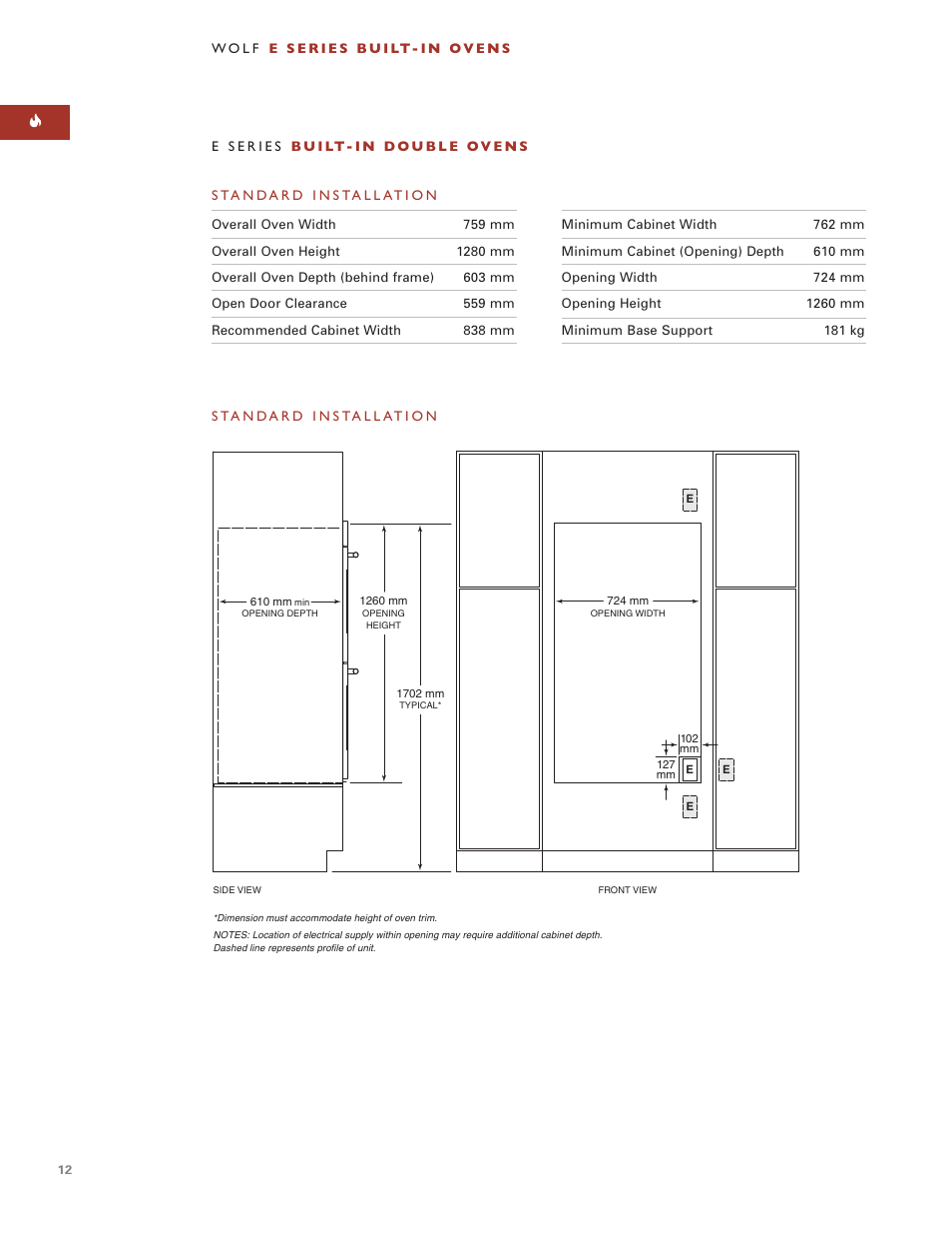 Wolf BUILT-IN OVENS E SERIES User Manual | Page 11 / 93