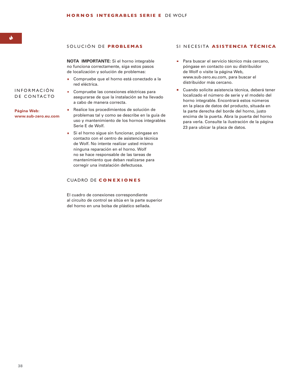 Wolf BUILT-IN OVENS E SERIES User Manual | Page 37 / 93