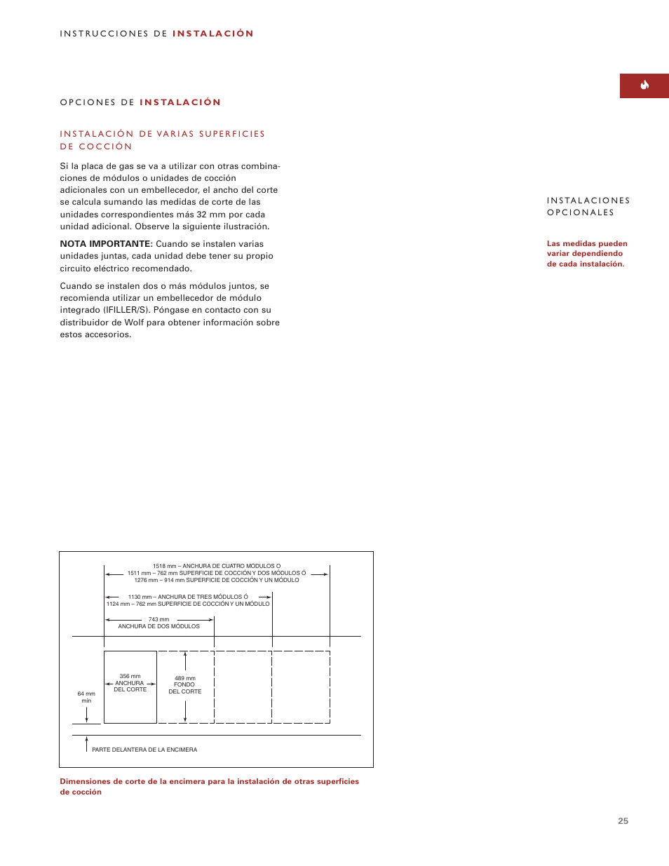 Wolf ICBCT15G User Manual | Page 25 / 74