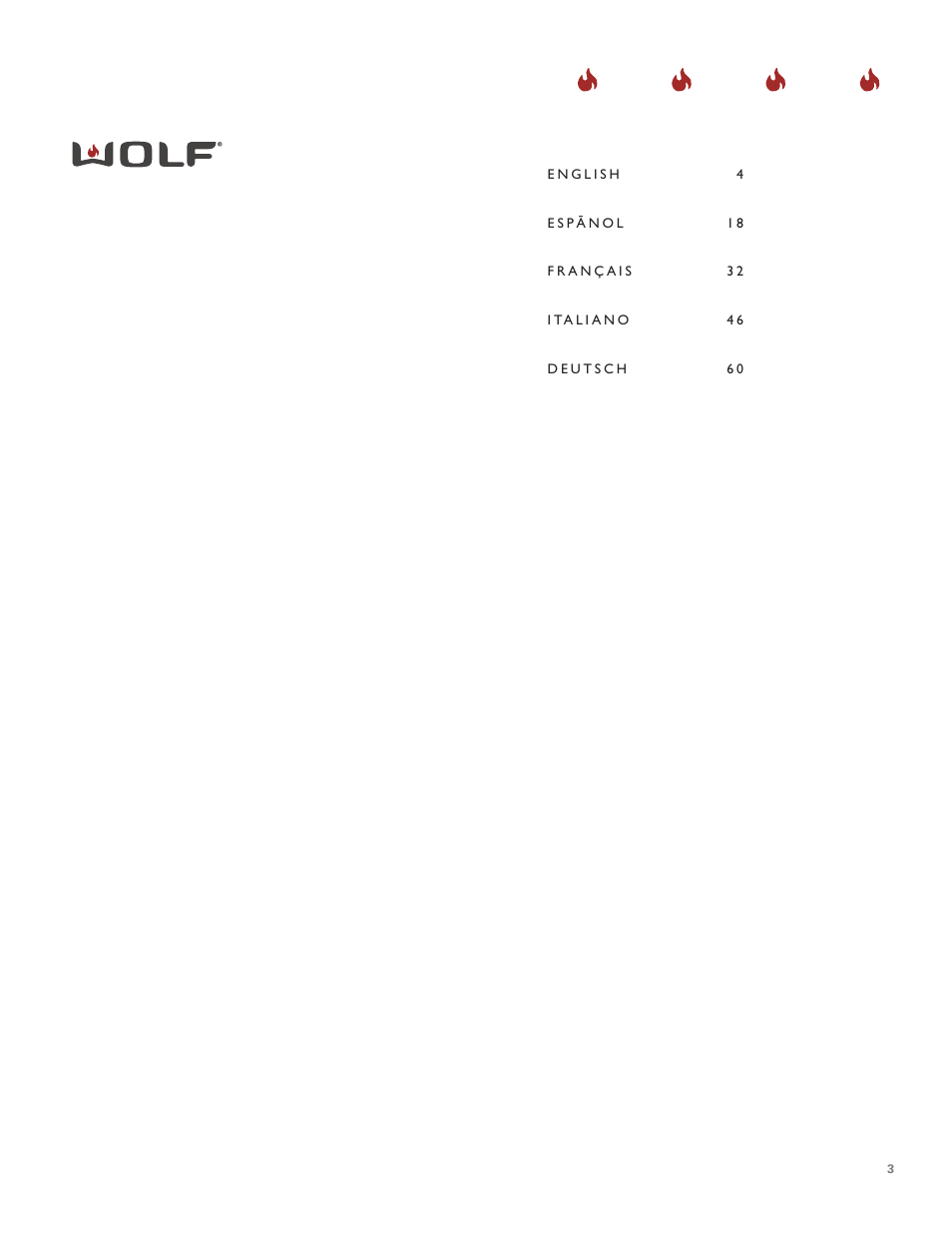 Wolf ICBCT15G User Manual | Page 3 / 74