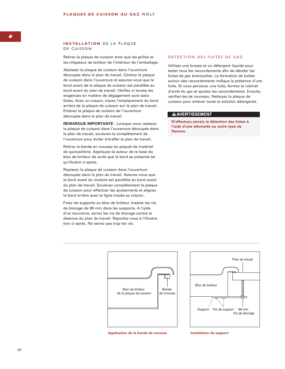 Wolf ICBCT15G User Manual | Page 42 / 74
