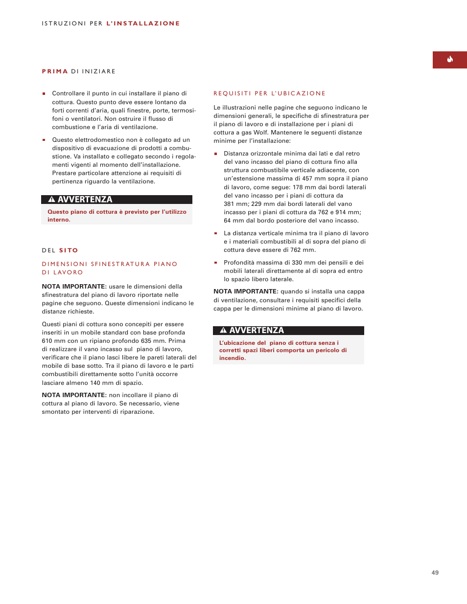 Wolf ICBCT15G User Manual | Page 49 / 74