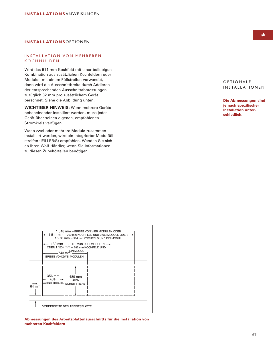 Wolf ICBCT15G User Manual | Page 67 / 74