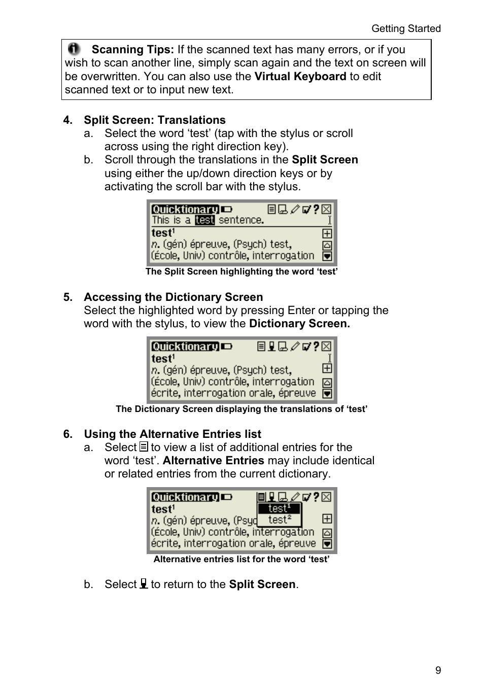 Wizcom Quicktionary 3 Lite User Manual | Page 9 / 21