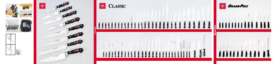 Series, Collection, The right knife for every applica tion | Caring for & storing your wüsthof knives, Wüsthof-trident of america, inc | Wusthof-Trident of America Cutlery User Manual | Page 2 / 2