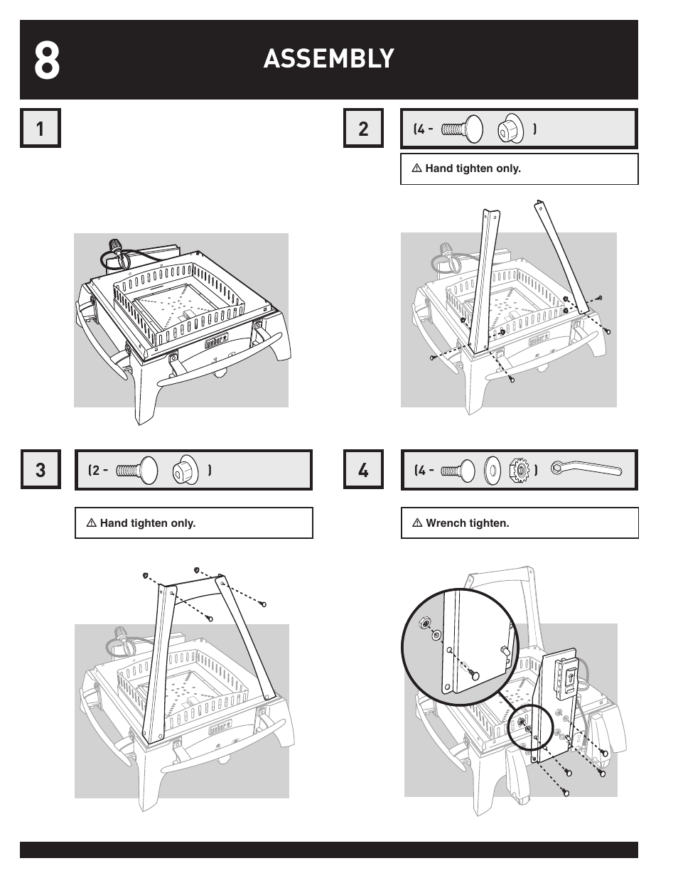 Assembly | weber 43028 User Manual | Page 8 / 20