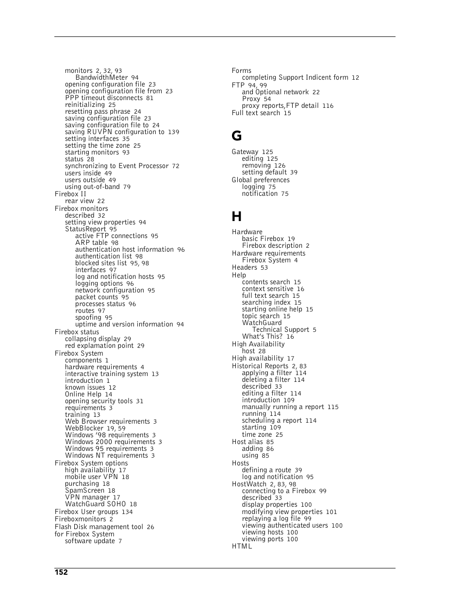 WatchGuard Technologies FireboxTM System 4.6 User Manual | Page 162 / 170