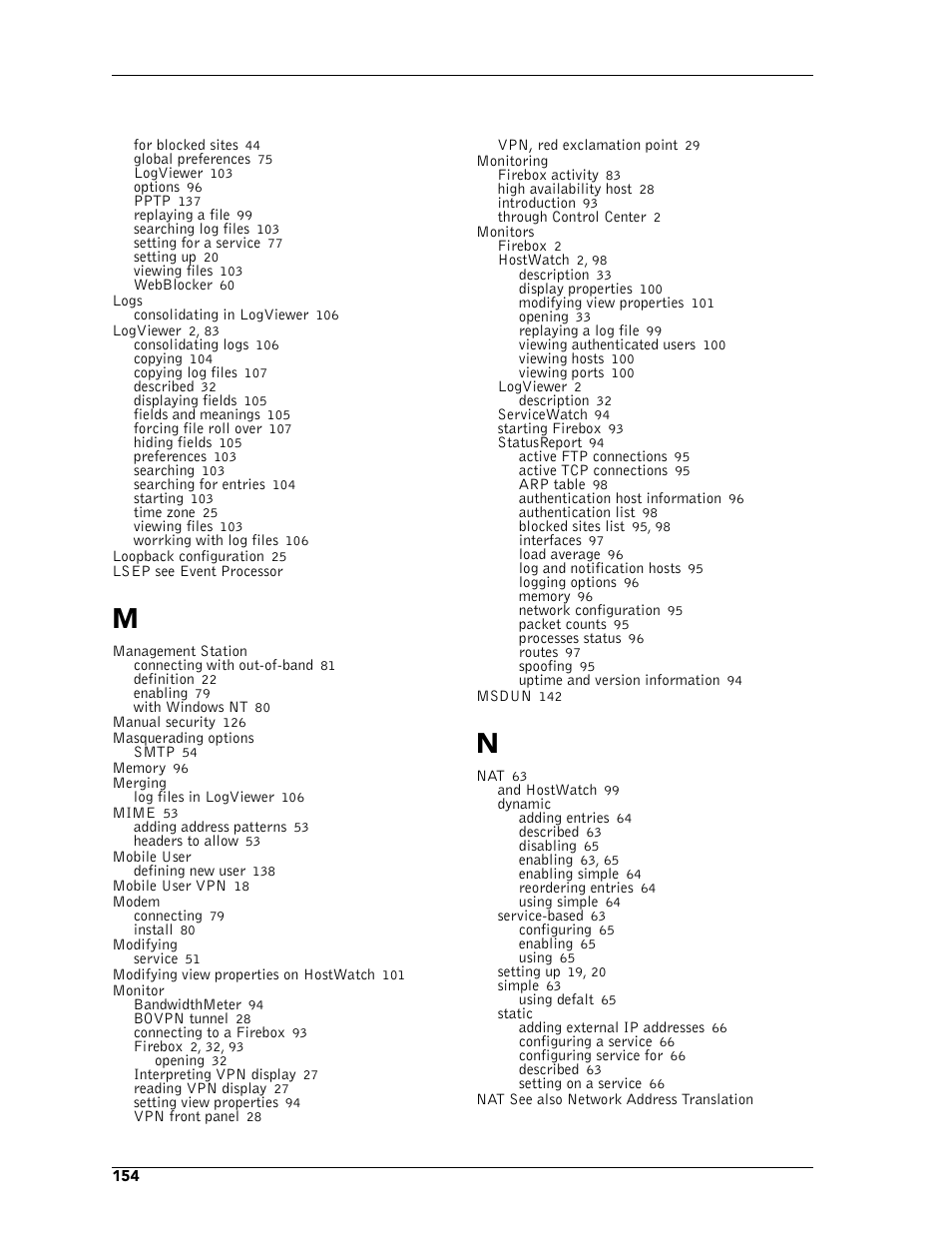 WatchGuard Technologies FireboxTM System 4.6 User Manual | Page 164 / 170