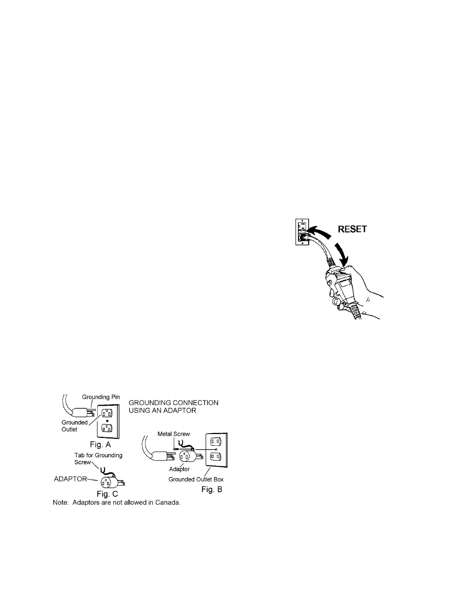 630-521-0 - pg2-3, Grounding instructions | Windsor Compass 2 10070570 User Manual | Page 7 / 62
