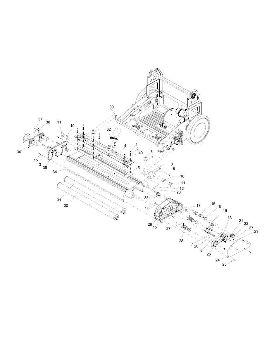 Brush deck | Windsor NuWave NWIFE 10125340 User Manual | Page 22 / 48