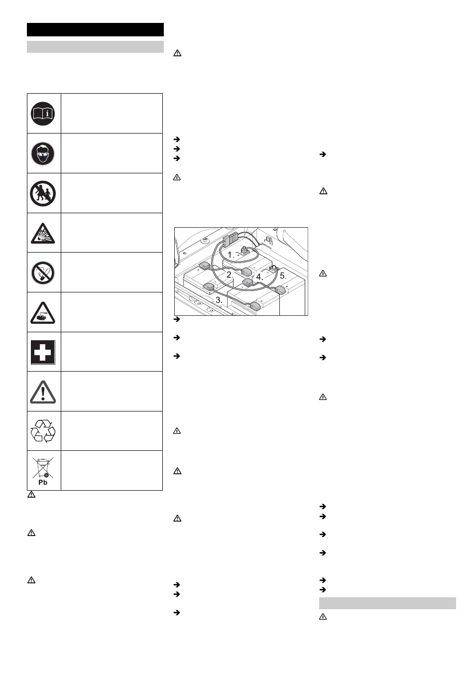 Before startup | Windsor Sweeper RRB 360 User Manual | Page 10 / 60