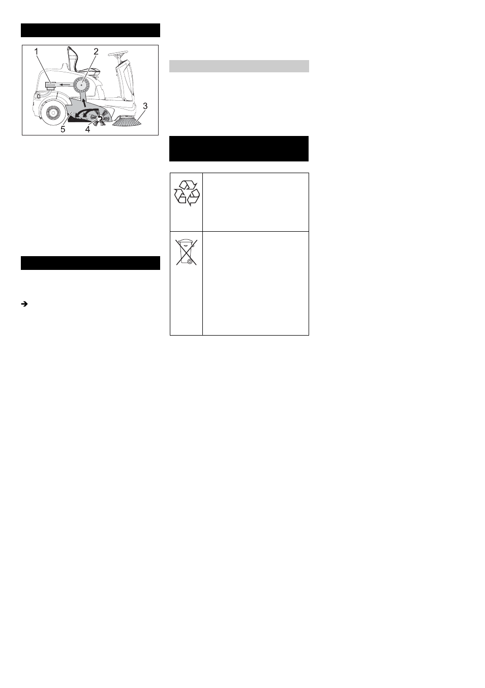 Fonction utilisation conforme, Protection de l’environne- ment | Windsor Sweeper RRB 360 User Manual | Page 25 / 60